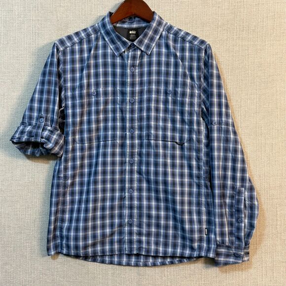 REI Other - REI Co-op Men’s Plaid Long Sleeve Performance Shirt – Size Medium